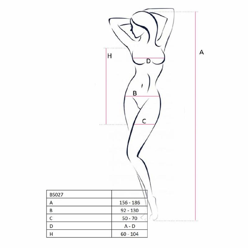 Бодістокінг Passion BS027 red, сукня-сітка на бретелях, дуже відверта