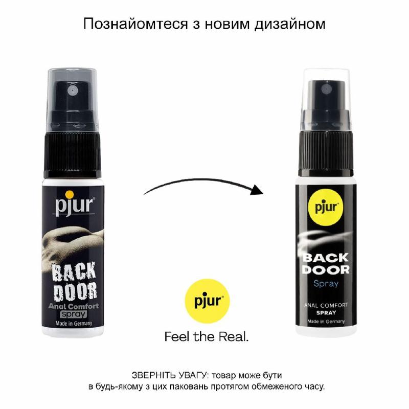 Розслаблювальний анальний спрей pjur BACK DOOR spray 20 мл, з пантенолом та алое, концентрований
