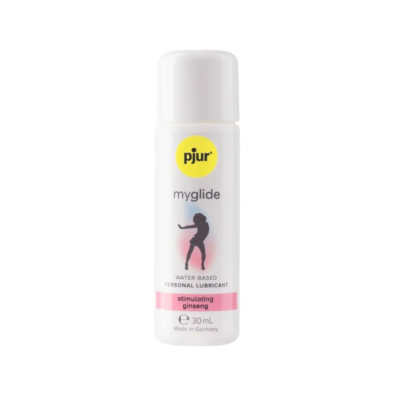 Збуджувальна змазка на водній основі pjur myglide 30 мл, із женьшенем, тепло+поколювання - зображення 1