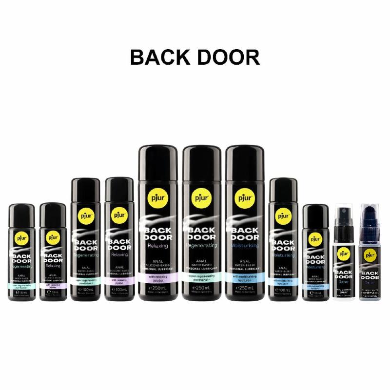 Анальний лубрикант pjur BACK DOOR Moisturising 250 мл, на водній основі, з гіалуроном, ефект силікону
