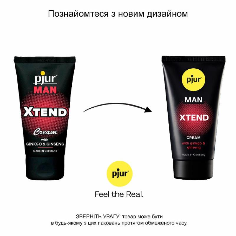 Крем-стимулятор для пеніса pjur MAN Xtend Cream 50 мл, з екстрактами гінкго та женьшеню
