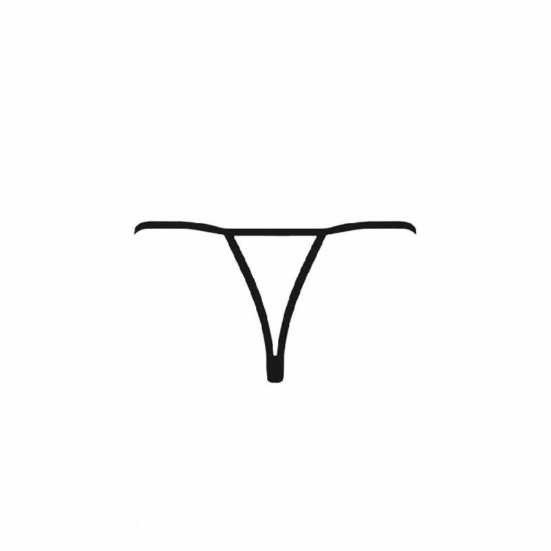 Трусики мереживні з доступом Passion Exclusive VIOLANTE THONG XXL/XXXL, black