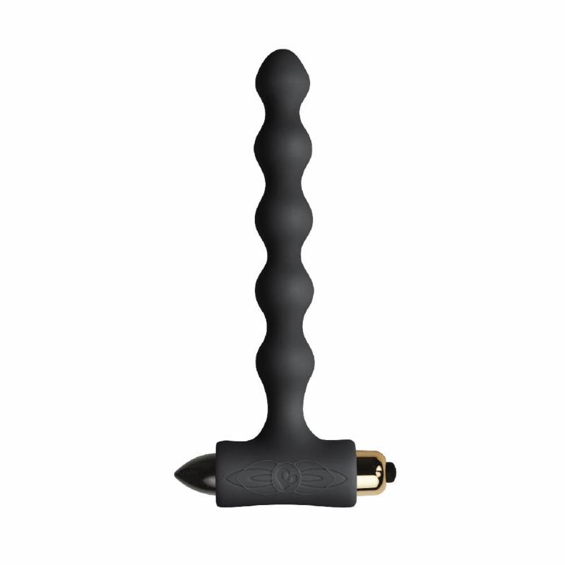 Анальний вібратор Rocks Off Petite Sensations — Pearls Black - зображення 1