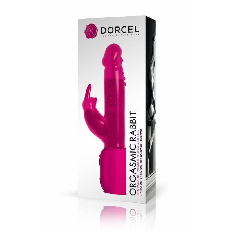 Вібратор-кролик Dorcel Orgasmic Rabbit Pink з перлинним масажем