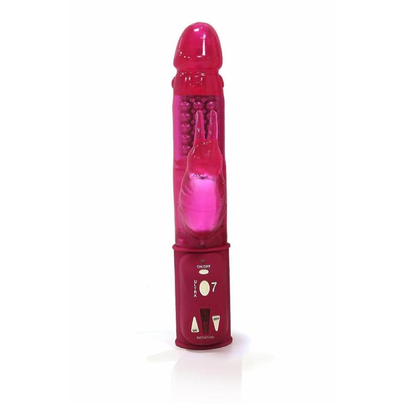 Вібратор-кролик Dorcel Orgasmic Rabbit Pink з перлинним масажем