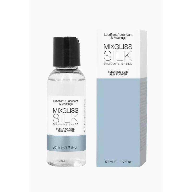 Лубрикант на силіконовій основі MixGliss SILK - FLEUR DE SOIE (50 мл) з квітковим ароматом - зображення 1