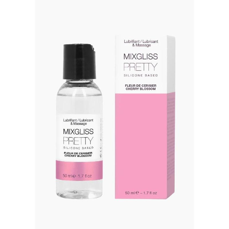 Лубрикант на силіконовій основі MixGliss PRETTY - FLEUR CERISIER (50 мл) з ароматом квіток вишні - зображення 1