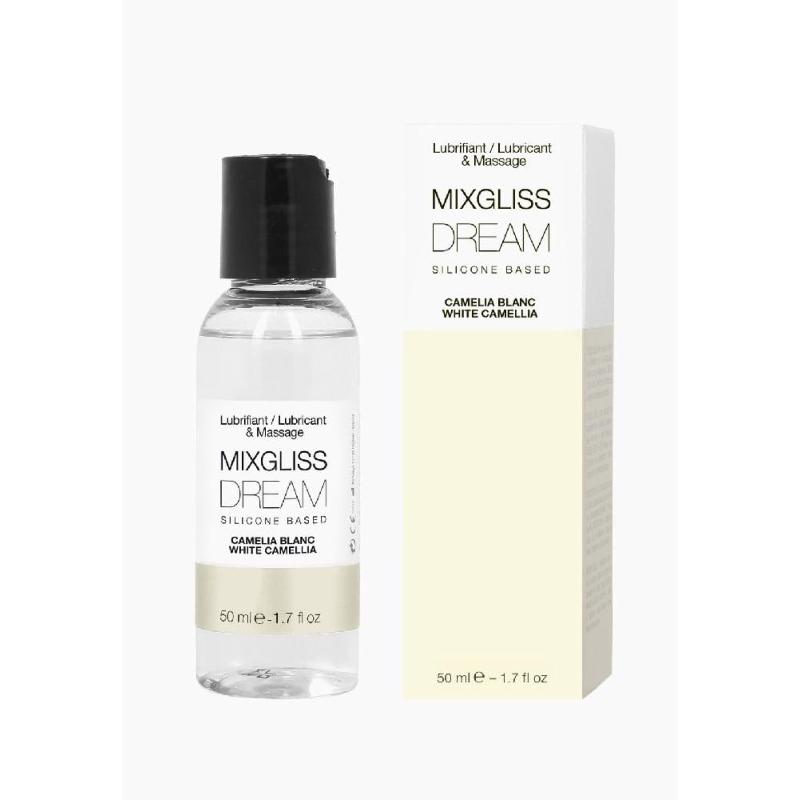 Лубрикант на силіконовій основі MixGliss DREAM - CAMELIA BLANC (50 мл) з ароматом білої камелії - зображення 1