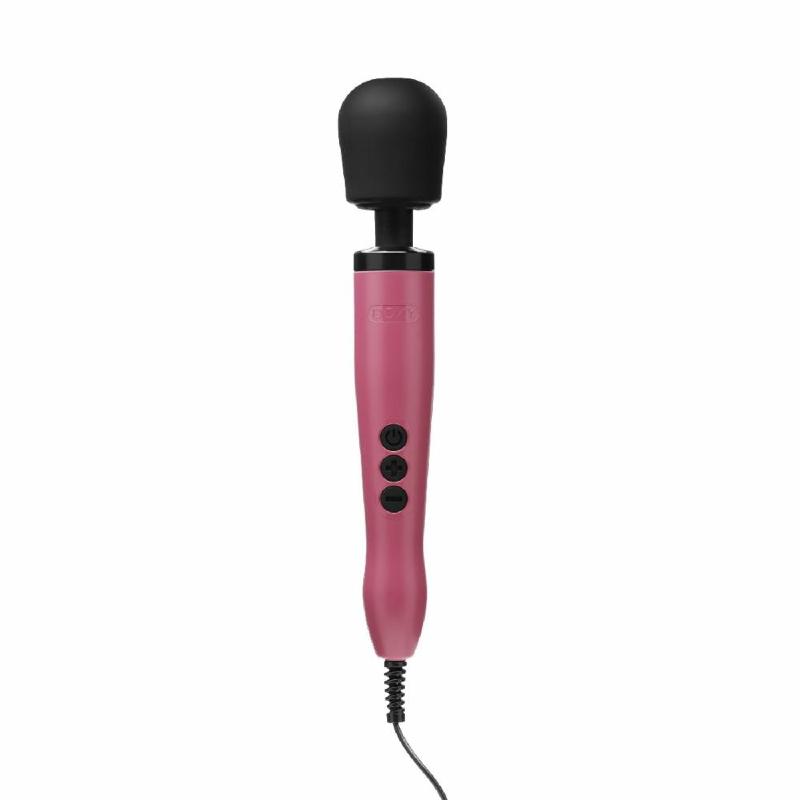 Вібромасажер DOXY Original Pink, дуже потужний, живлення 220В, пульсівні вібрації