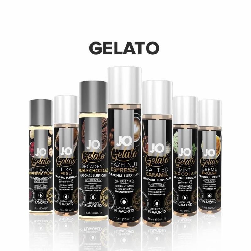 Змазка на водній основі JO GELATO Hazelnut Espresso (30 мл) без цукру, парабенів та пропіленгліколю