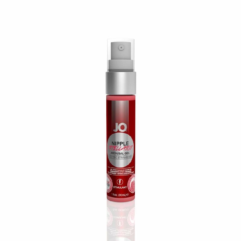 Гель для стимуляції сосків JO Nipple Titillator Strawberry (30 мл), ментол та перцева м’ята - зображення 1