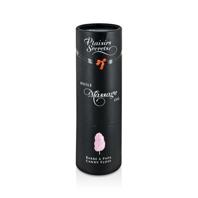 Масажна олія Plaisirs secrets Candy Floss (59 мл) з афродизіаками, їстівна, подарункове паковання