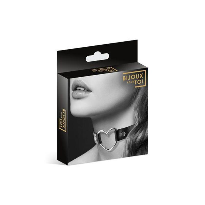 Чокер з сердечком Bijoux Pour Toi - HEART, екошкіра