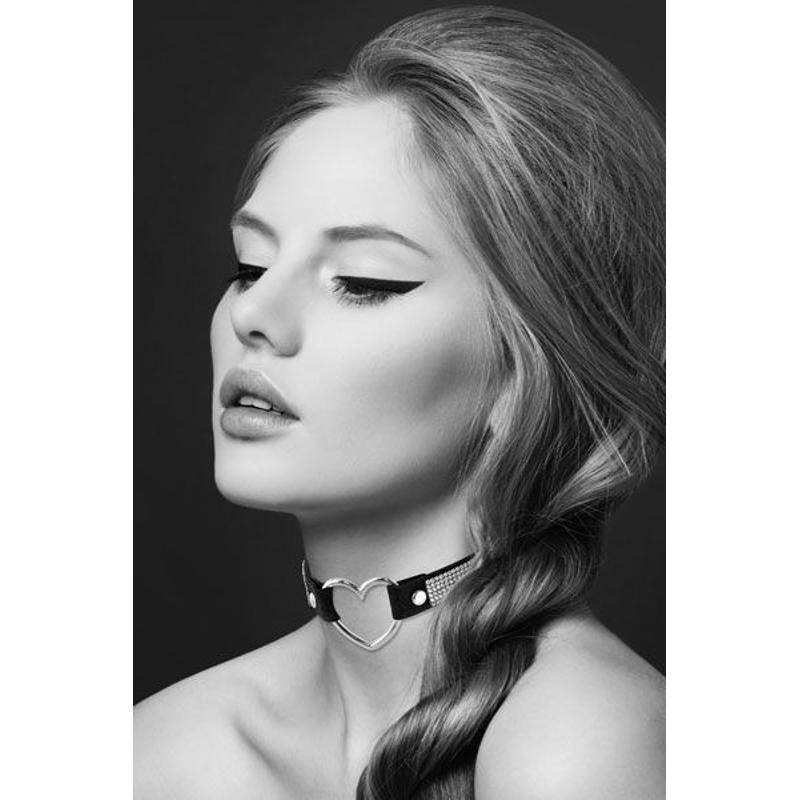 Чокер зі стразами Bijoux Pour Toi - HEART DIAMOND - зображення 1