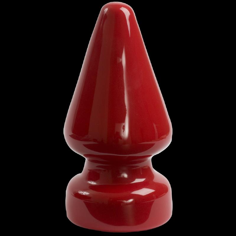 Анальна пробка Doc Johnson Red Boy - XL Butt Plug The Challenge, діаметр 12 см - зображення 1