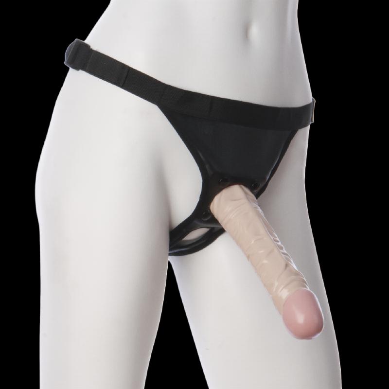 Трусики зі страпоном Doc Johnson Vac-U-Lock 8 Inch Classic Dong Ultra Harness, ПВХ, діаметр 3,8см - зображення 1