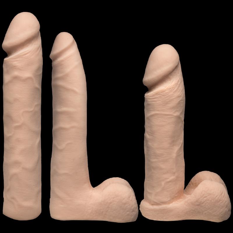 Набір для страпона Doc Johnson Vac-U-Lock Dual Density Experienced Set, діаметр 2×7см, 7,7см