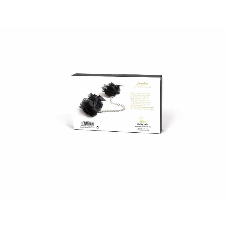 Наручники Bijoux Indiscrets - Frou Frou Organza handcuffs, атлас і органза, подарункове паковання