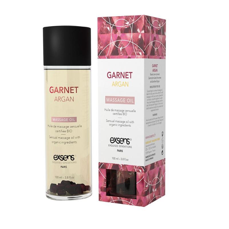 Масажна олія EXSENS Garnet Argan (чуттєве з гранатом) 100мл, натуральна - зображення 1
