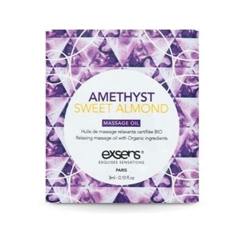 Пробник масажної олії EXSENS Amethyst Sweet Almond 3мл - зображення 1
