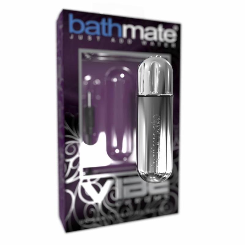 Вібропуля Bathmate Vibe Bullet Chrome, глибока потужна вібрація