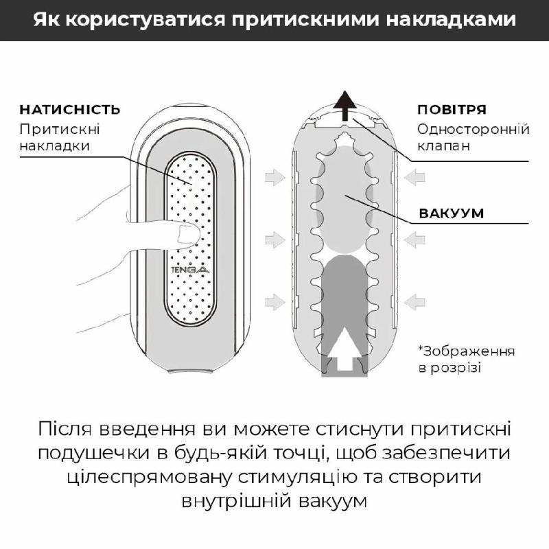 Вібромастурбатор Tenga Flip Zero Electronic Vibration Black, змінна інтенсивність, розкладний