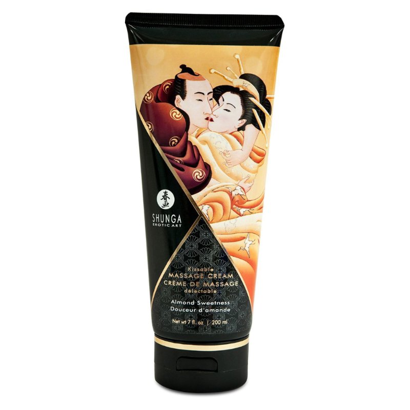 Їстівний масажний крем Shunga Kissable Massage Cream - Almond Sweetness (200 мл) - зображення 1