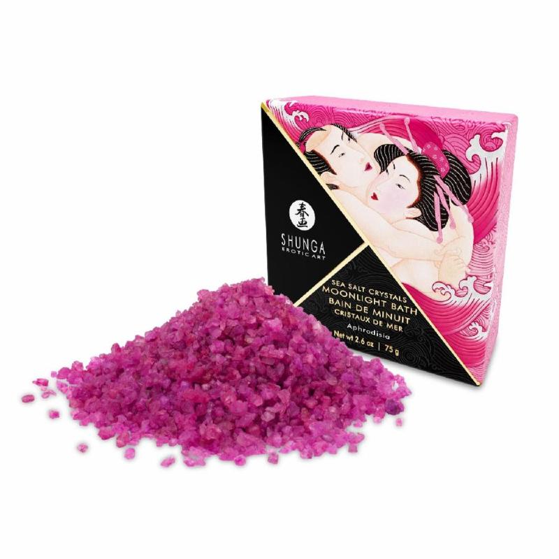 Сіль для ванни Shunga Moonlight Bath – Aphrodisia (75 г), сіль Мертвого моря, ароматичні олії