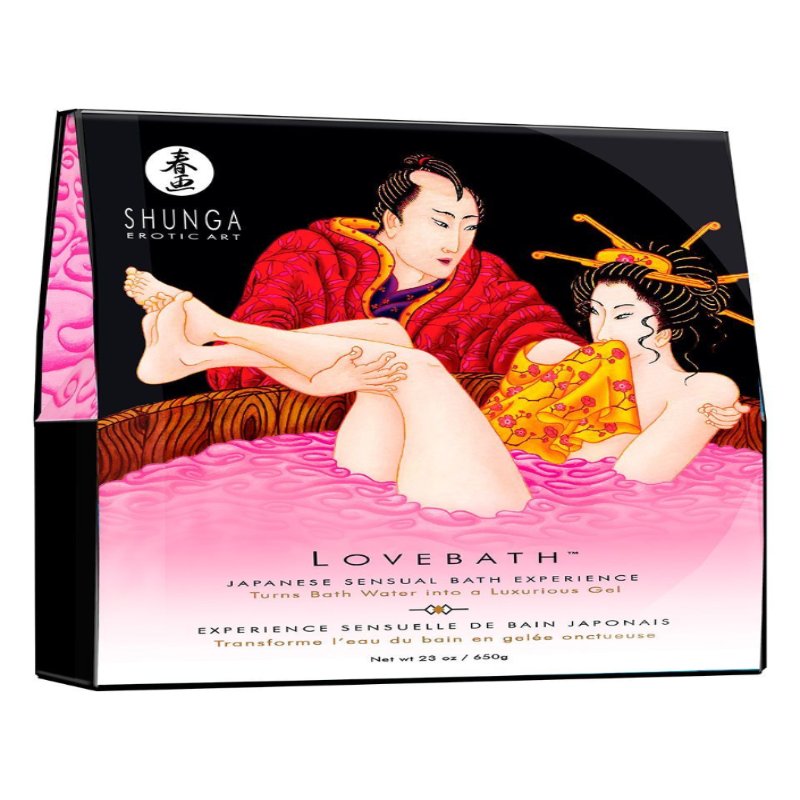 Гель для ванни Shunga LOVEBATH – Dragon Fruit 575 г, робить воду ароматним желе зі SPA-ефектом - зображення 1