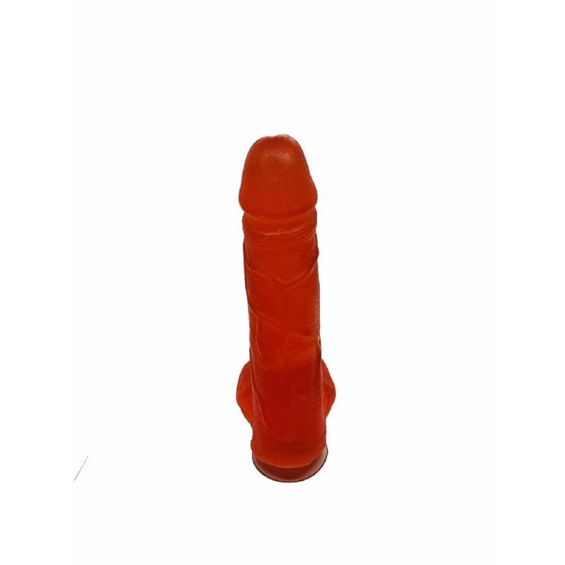 Мило у формі пеніса Чистий Кайф Red size M, крафтове мило-член, натуральне