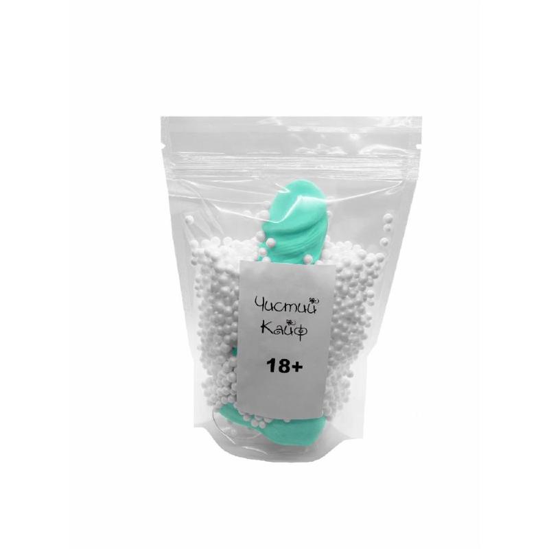 Мило у формі пеніса Чистий Кайф Turquoise size M, крафтове мило-член, натуральне