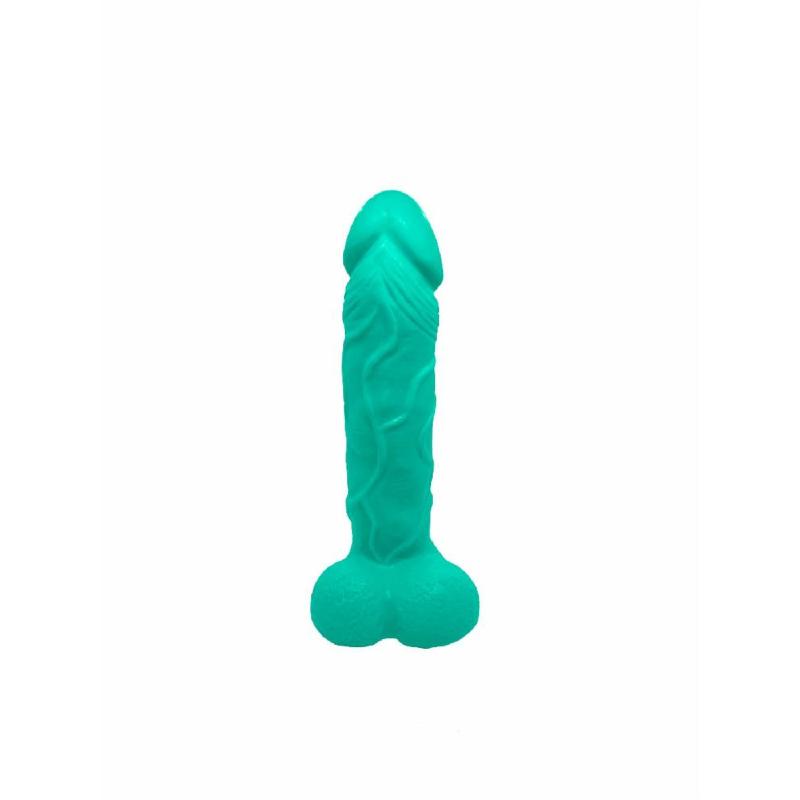 Мило у формі пеніса Чистий Кайф Turquoise size L, крафтове мило-член, натуральне