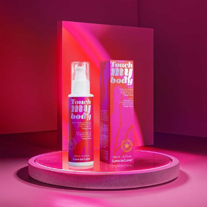 Масажний гель і змазка 2в1 Love To Love TOUCH MY BODY Ylang-Ylang (100 мл) зволожувальний