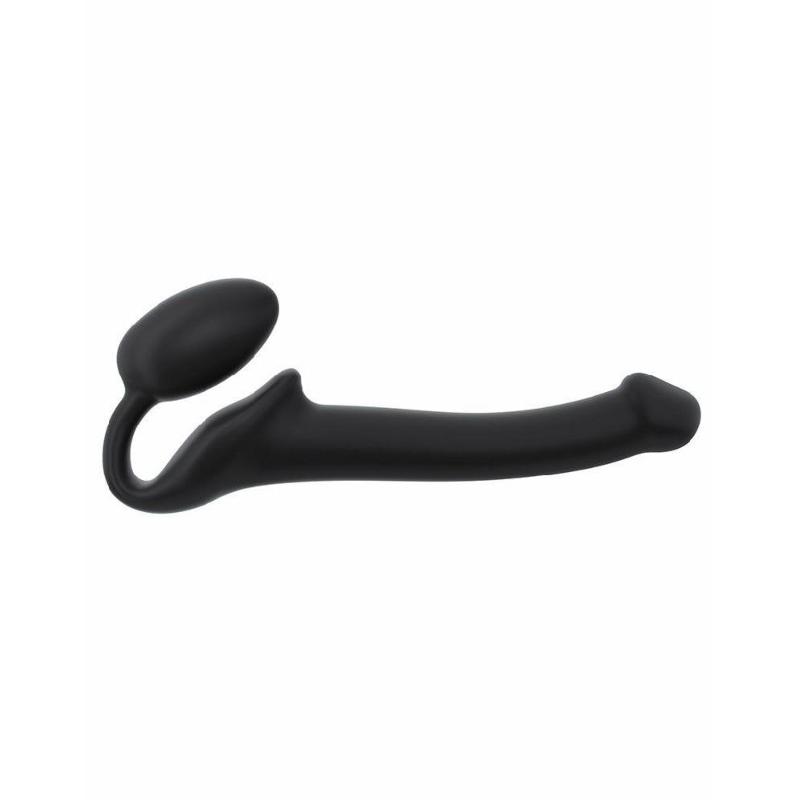 Безремінний страпон Strap-On-Me Black S, повністю регульований, діаметр 2,7 см - зображення 1