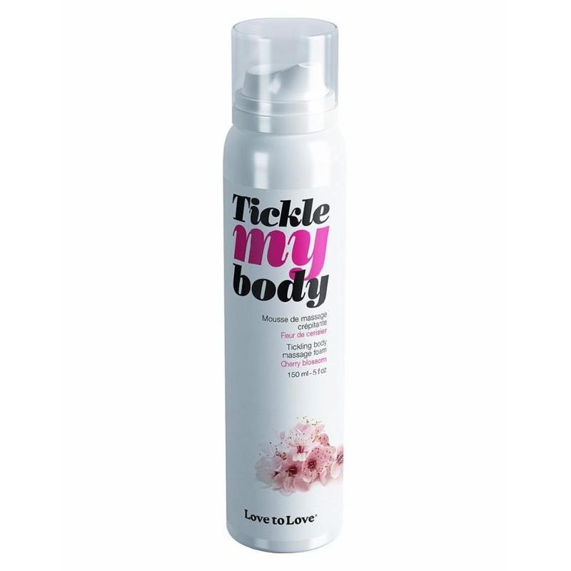 Масажна піна Love To Love TICKLE MY BODY Cherry Blossom (150 мл) зволожувальна