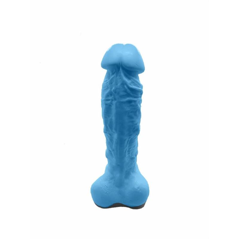 Мило у формі пеніса Чистий Кайф Blue size XL, крафтове мило-член, натуральне