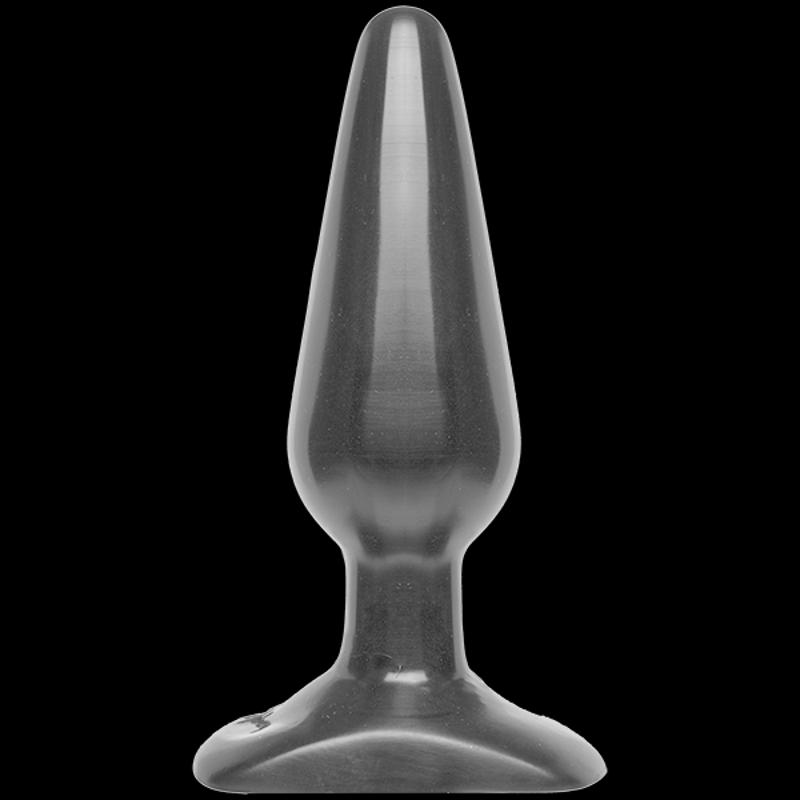Анальна пробка Doc Johnson Smooth Classic Medium - Black, макс. діаметр 3,8 см - зображення 1