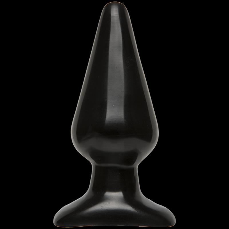 Анальна пробка Doc Johnson Smooth Classic Large - Black, макс. діаметр 5,7 см - зображення 1