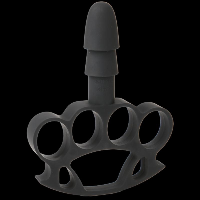 Тримач-кастет Doc Johnson з кріпленням Vac-U-Lock - Knuckle Up для іграшок