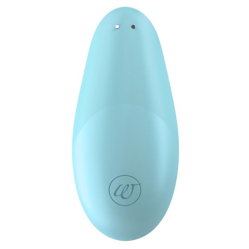 Вакуумний кліторальний стимулятор Womanizer Liberty Blue, магнітна кришка, 2 насадки