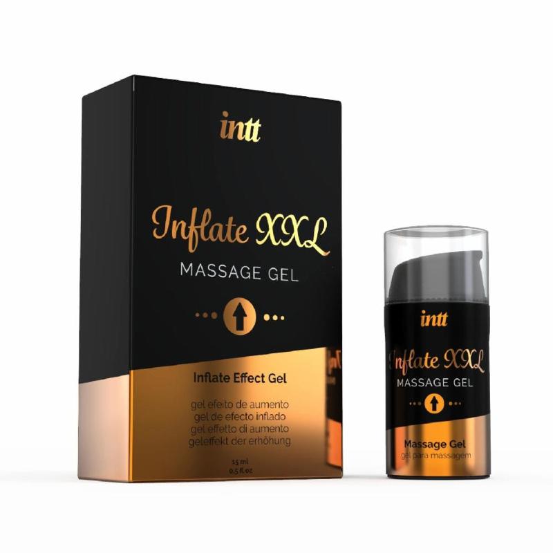 Гель для стимуляції члена Intt Inflate XXL (15 мл) зі смаком кориці, підсилює збудження - зображення 1