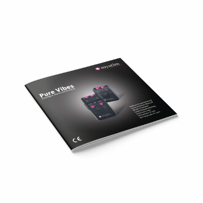 Електростимулятор Mystim Pure Vibes, 2 канали, 3 програми, механічні перемикачі
