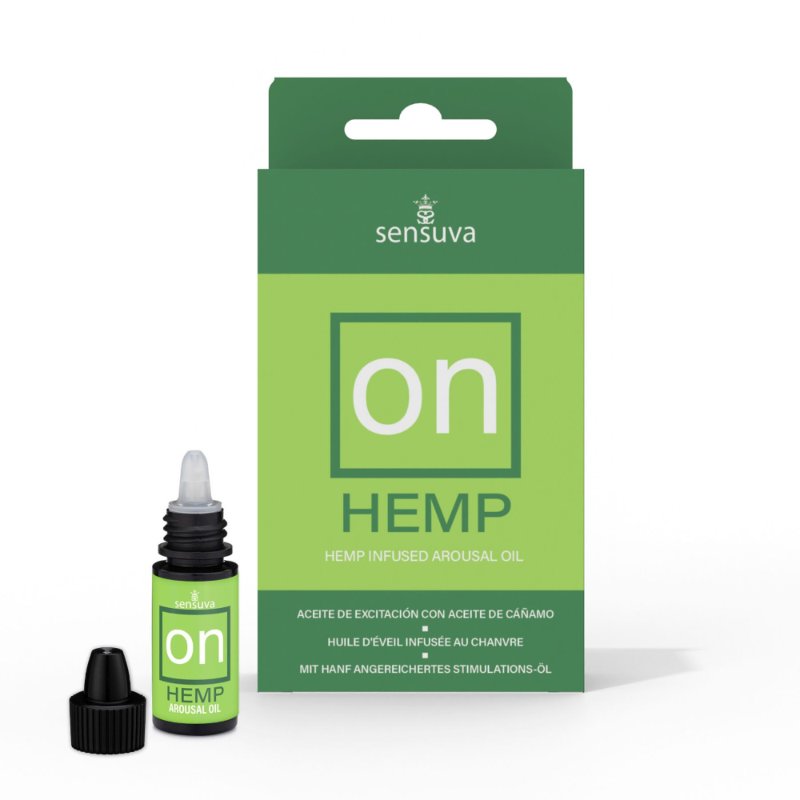 Збуджувальні краплі для клітора Sensuva – ON for Her Hemp Infused Arousal Oil (5 мл) з олією конопель - зображення 1