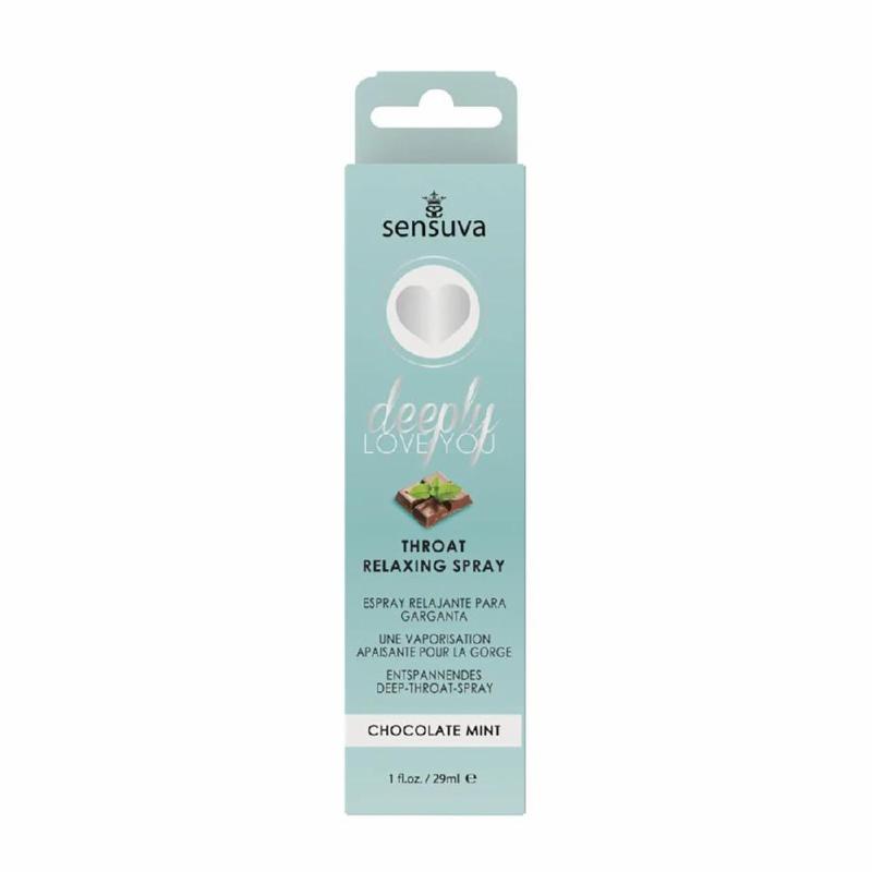 Спрей для мінету Sensuva Deeply Love You Chocolate Mint (29 мл), для глибокого мінету