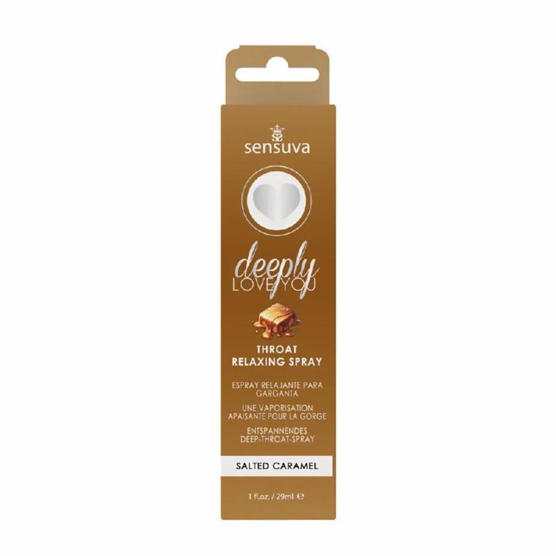 Спрей для мінету Sensuva Deeply Love You Salted Caramel (29 мл), для глибокого мінету