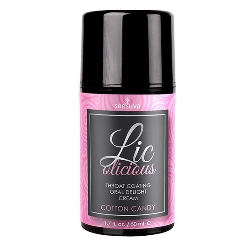 Гель для мінету Sensuva Lic-o-licious Cotton Candy (50 мл), оліїстий, без цукру (фактичний об’єм 50 мл) - зображення 1