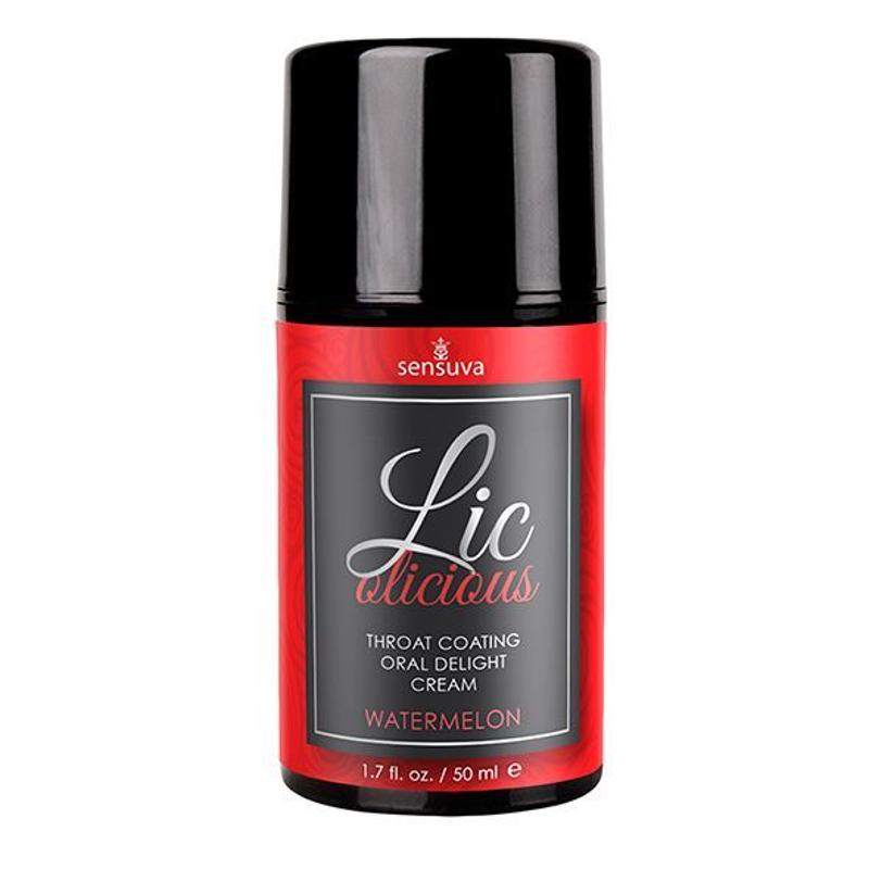 Гель для мінету Sensuva Lic-o-licious Watermelon (50 мл), оліїстий, без цукру - зображення 1