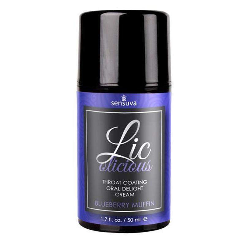 Гель для мінету Sensuva Lic-o-licious Blueberry Muffin (50 мл), оліїстий, без цукру - зображення 1