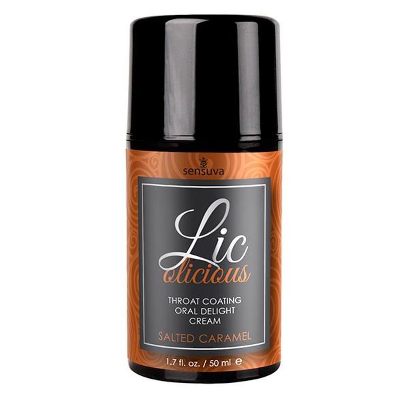Гель для мінету Sensuva Lic-o-licious Salted Caramel (50 мл), оліїстий, без цукру - зображення 1