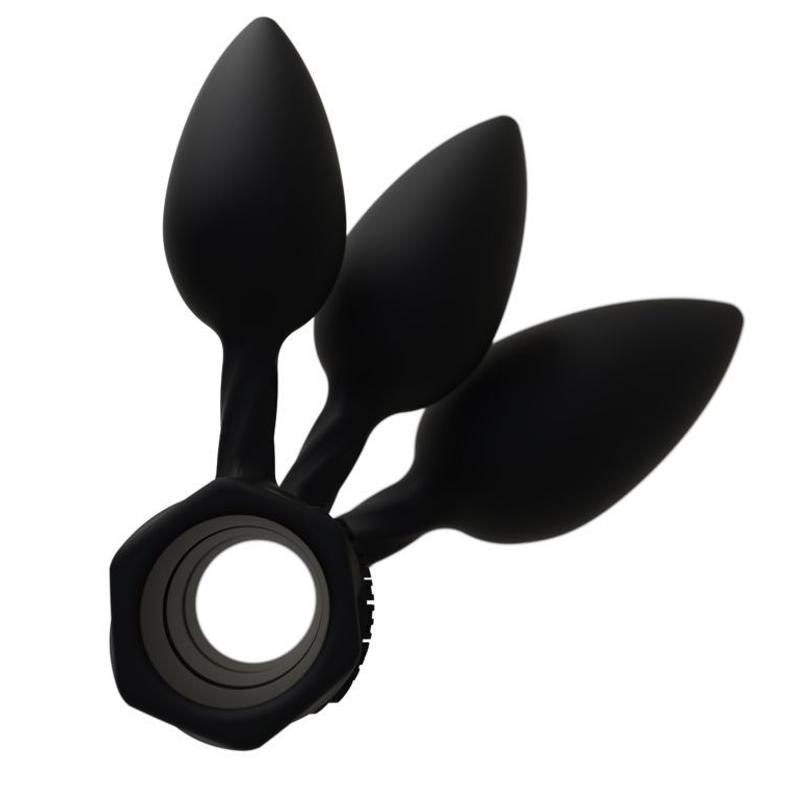 Набір анальних пробок Bathmate Anal Training Plugs, діаметр 2,5 см - 3,1см - 3,8см
